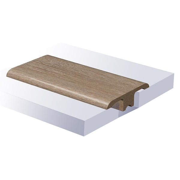 ACQUA FLOORS Gracious Bamburgh T-Moulding 0.45 in. T x 1.78 in. W x 94 in. L Smooth Wood Look Laminate Moulding/Trim