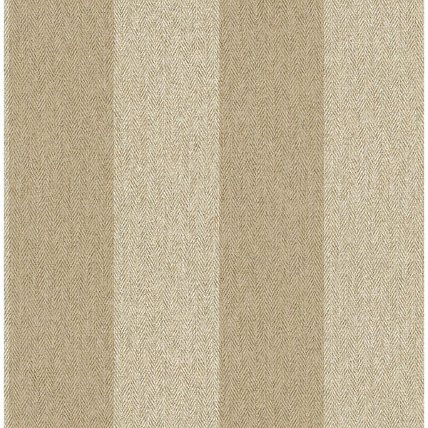 Finn Brown Chevron Stripe Non-Pasted Wallpaper, 56.4 sq. ft.