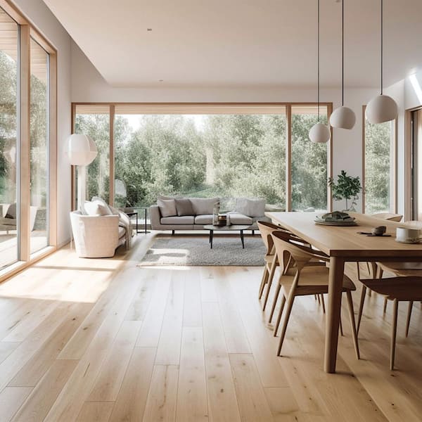 Del Mar French Oak Peninsula 0.05 in. T x 5 in. W Click-Lock Engineered Hardwood Flooring (30.68 sq. ft./ctn)