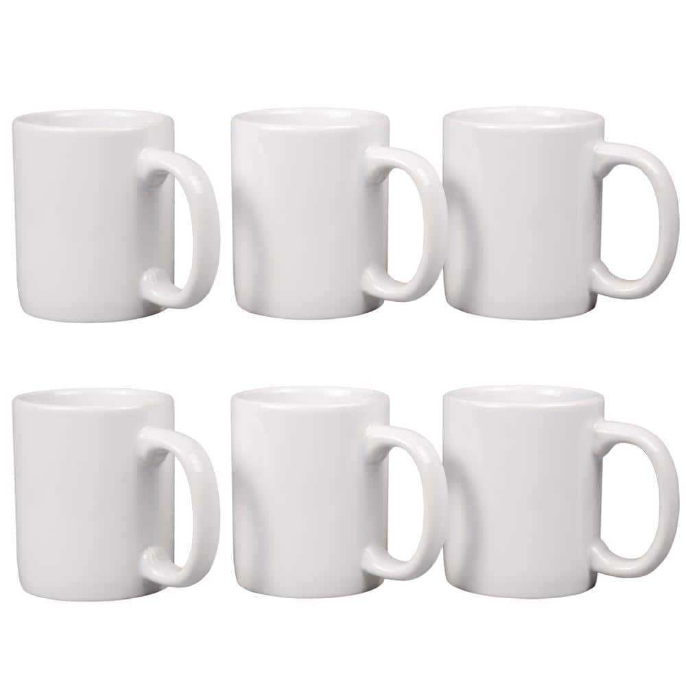 Giveaway White Coffee Mugs (6 Oz.)