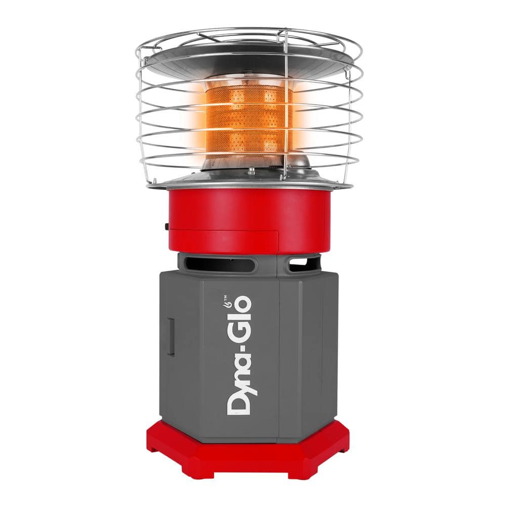 Dyna-Glo 10,000 BTU HeatAround 360 Propane Portable Heater in Red, Red/Gray -  HA1360R