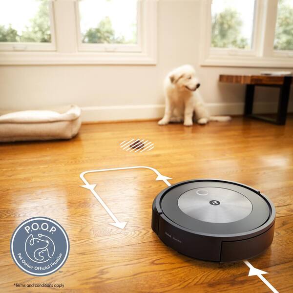 iRobot Roomba j7+ (7550) Robot Vacuum – Avoids Obstacles Like Pet Waste, Smart Mapping, Alexa, Ideal Pet Hair j755020 - The Home Depot