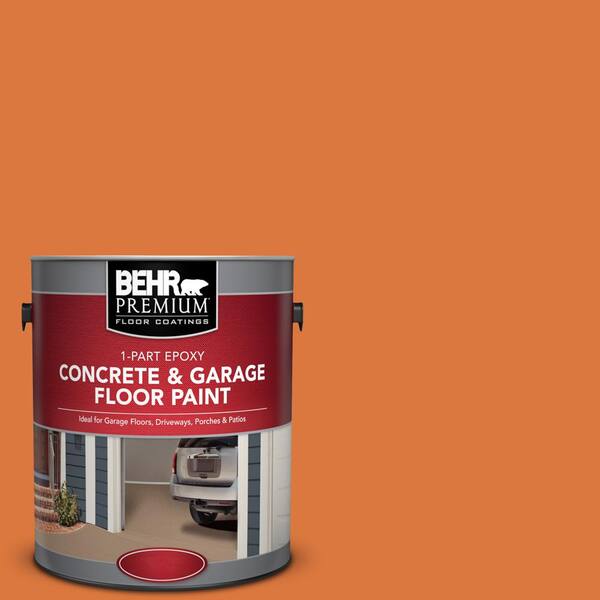 BEHR Premium 1 gal. #P210-7 Japanese Koi 1-Part Epoxy Satin Interior/Exterior Concrete and Garage Floor Paint