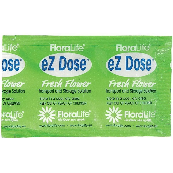 FLORALIFE 1.5 Qt/1.5 l Clear 200 eZ Dose Delivery System (Case of 500)