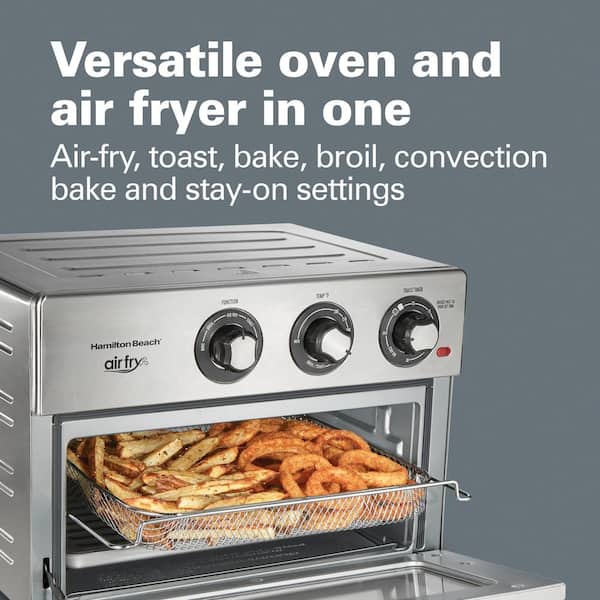 Hamilton Beach Air Fryer Toaster Oven With Quantum Air Fry Technology