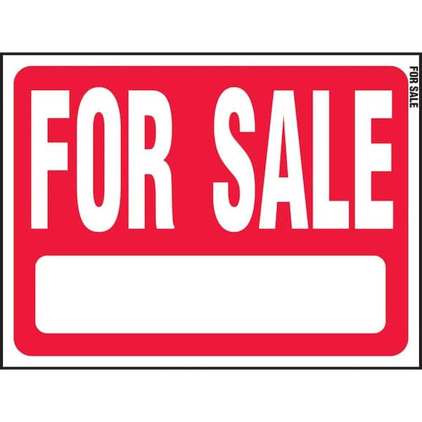 HY-KO 18 in. x 24 in. Plastic For Sale Sign RS-604 - The Home Depot