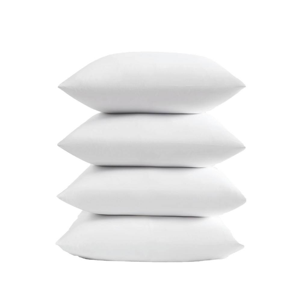 Truly Soft White Polyester King Pillowcases, 4-Pack