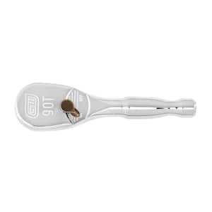 3/8 in. Drive 90-Tooth Stubby Teardrop Ratchet