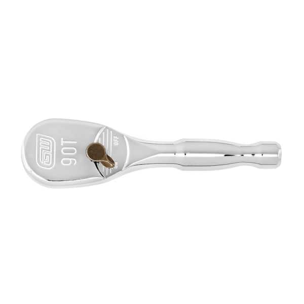 GEARWRENCH 3/8 in. Drive 90-Tooth Stubby Teardrop Ratchet
