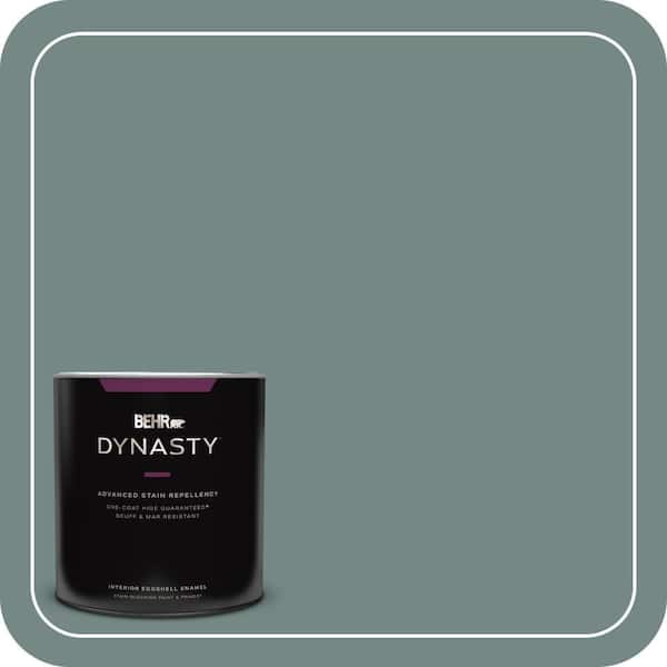 BEHR DYNASTY 1 qt. #MQ6-10 Echo Park One-Coat Hide Eggshell Enamel Interior Stain-Blocking Paint and Primer