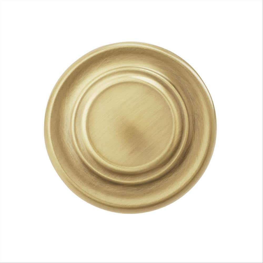 Golden Champagne Round Cabinet Knob Multipack with Mounting Hardware