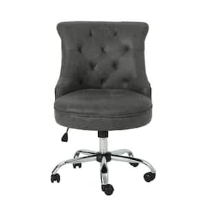 Auden Tufted Back Slate Polyester Home Office Desk Chair