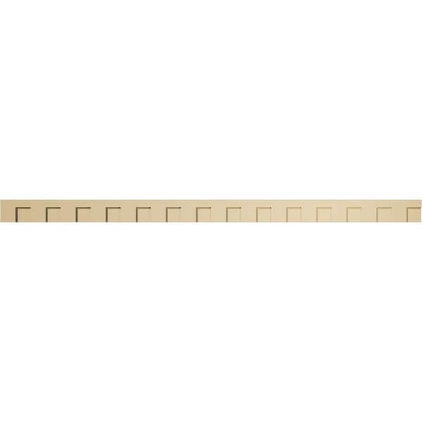 1 in. D x 5 in. W x 93.375 in. L Primed Polyurethane Panel Moulding