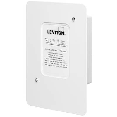 Leviton Equipment Cabinet Single Pulse Surge Protector 6" Leads 277VAC 3827-OEM 