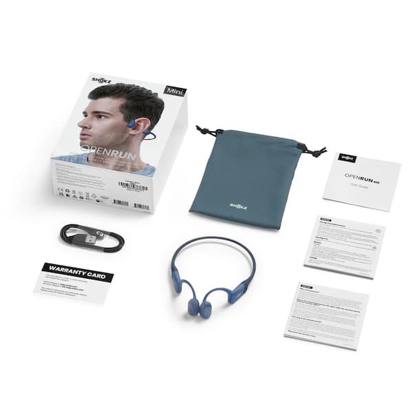SHOKZ OpenRun Mini Bluetooth Wireless Headphones Blue S803
