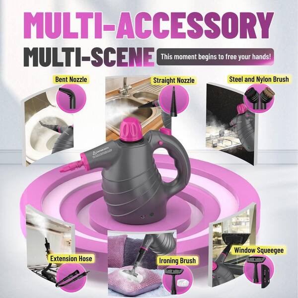 Handheld Corded Steam Cleaner for Cleaning Home, Car, Upholstery