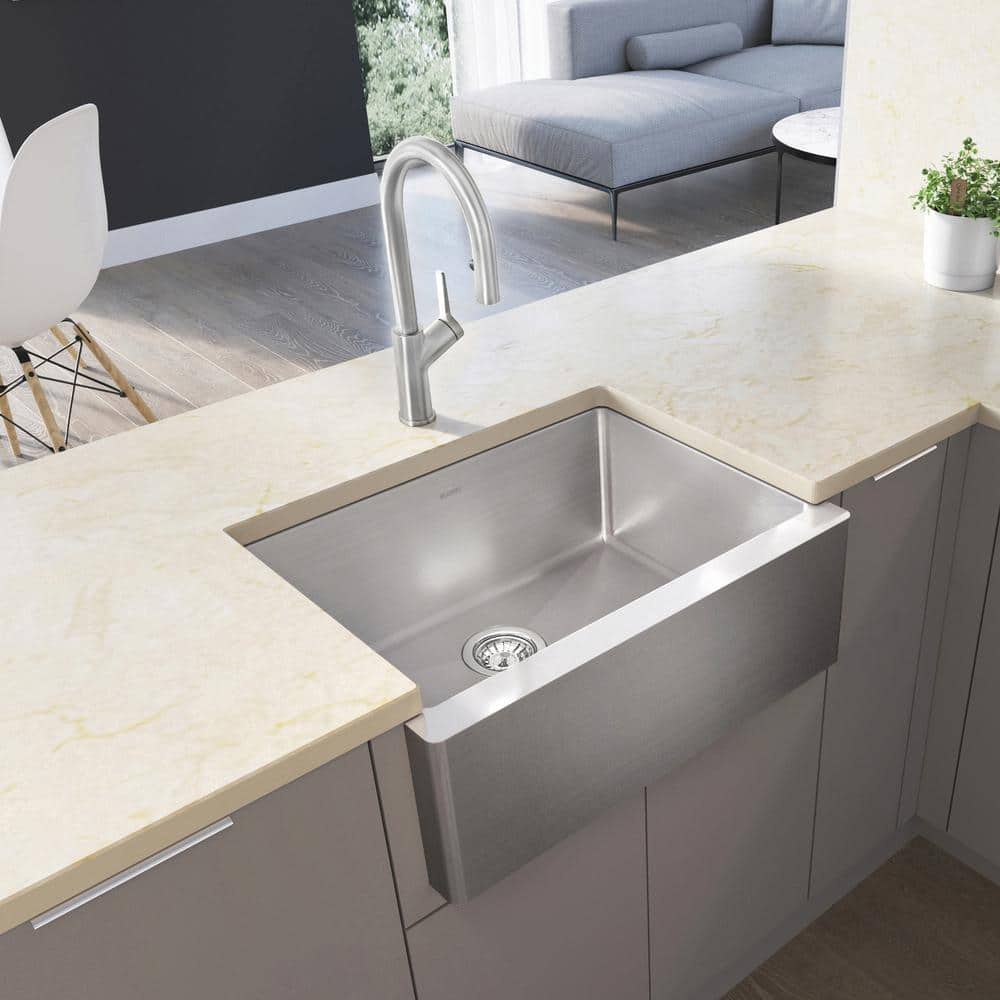 Classic Steel Pull-Down Spray Kitchen Faucet