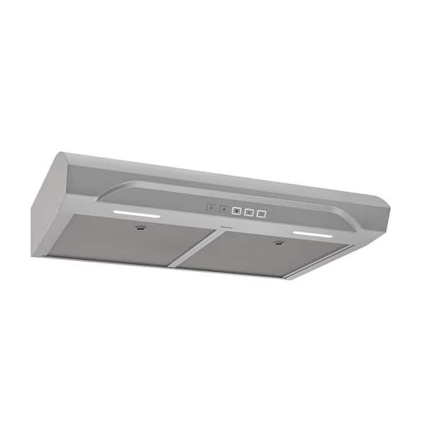 Alta 30 in. 350 MAX Blower CFM Convertible Under Cabinet 1.5 Sones Stainless Steel Range Hood