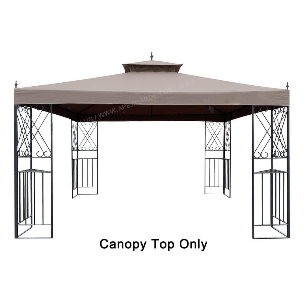 APEX GARDEN Replacement Canopy Top for 10' x 12' Monterey Gazebo