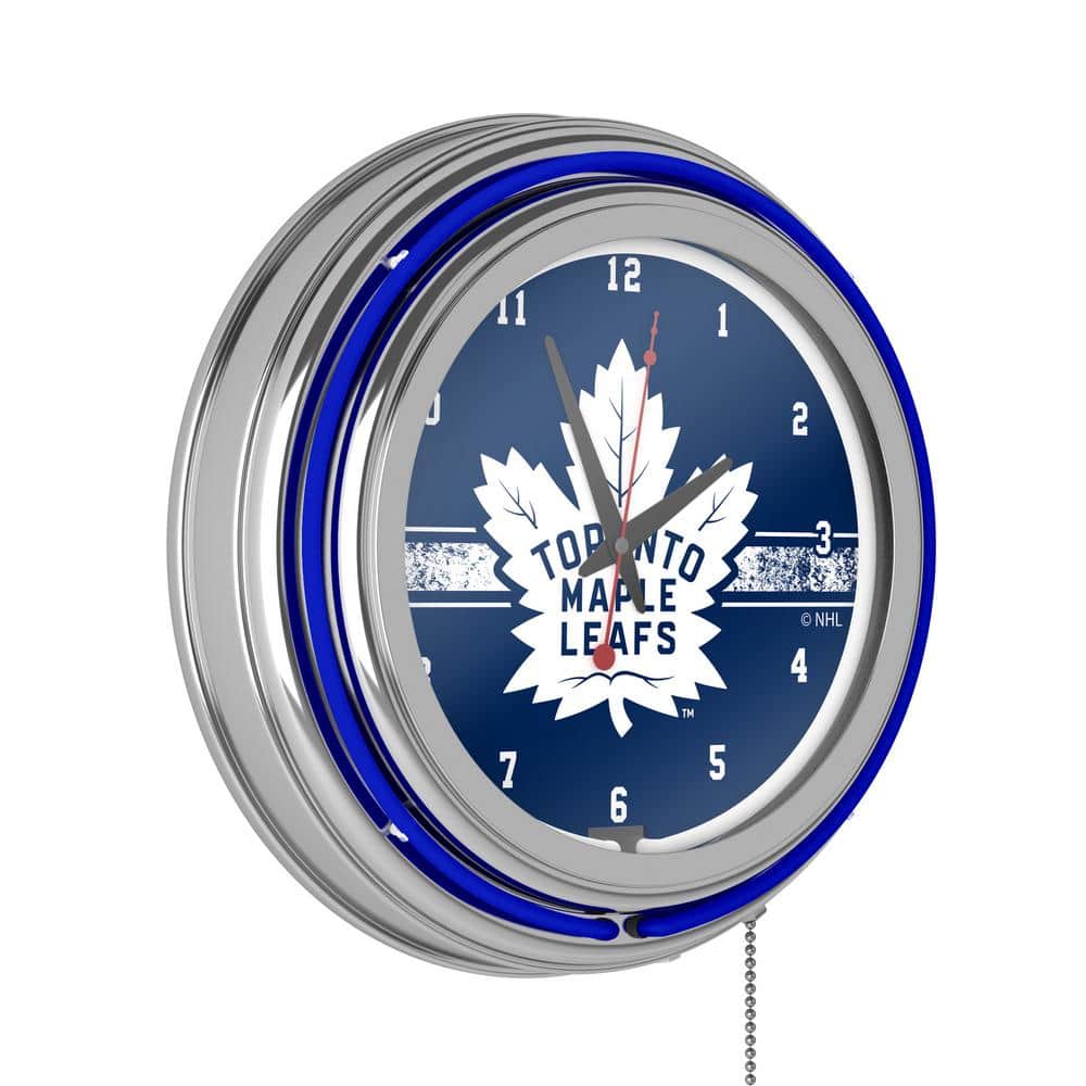Toronto Maple Leaf: Retro Lighted Wall Clock