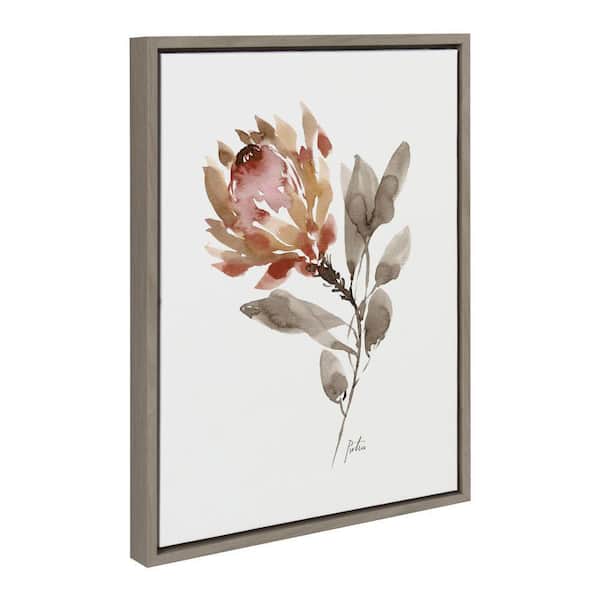 Kate and Laurel Sylvie "Wild King Protea" by Sara Berrenson Framed Art Print 18 in. x 24 in.