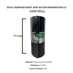 24 in. D x 120 in. L Polyethylene Dual Purpose Root and Water Barrier Rolls