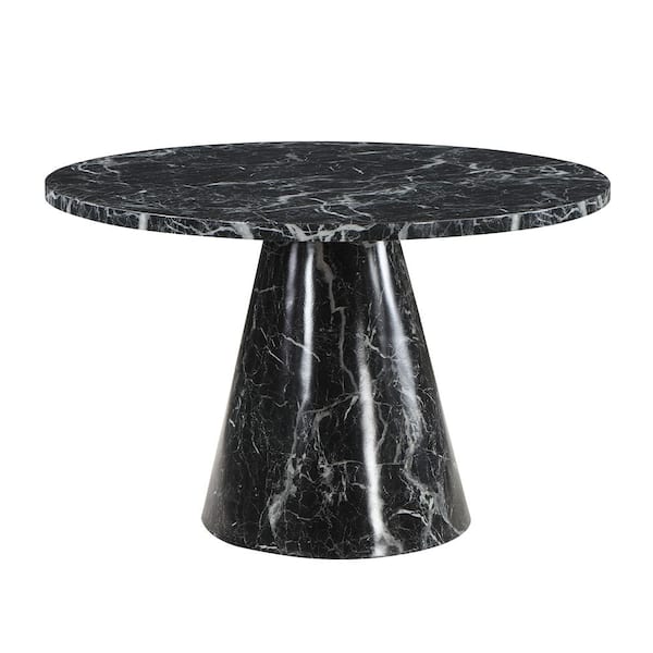 Acme Furniture Hollis Engineering Stone Finish Wood 48 IN. Pedestal ...