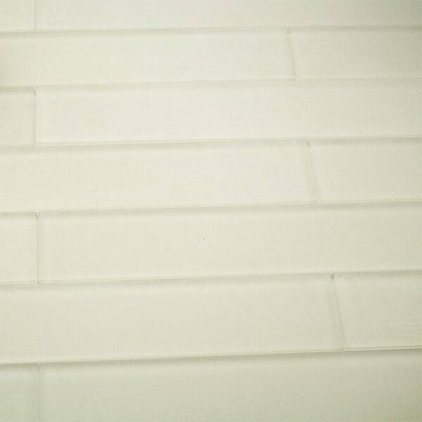 Ivy Hill Tile Contempo Vista Frosted Sand Beach Glass Subway Wall Tile - 2 in. x 8 in. Tile Sample