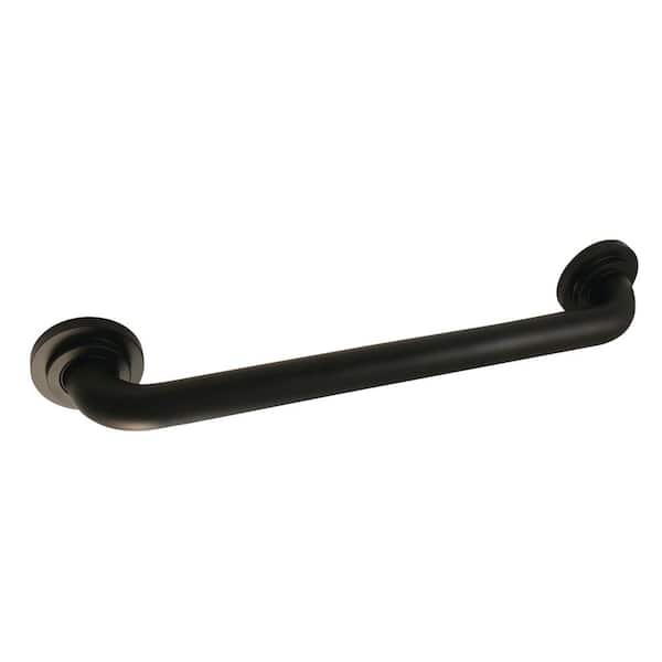 Kingston Brass Manhattan 16 in. x 1-1/4 in. Grab Bar in Matte Black