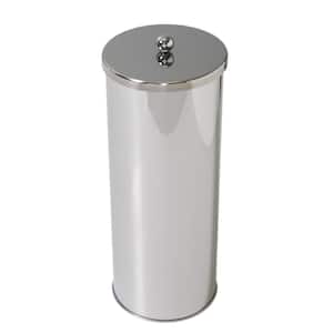 Toilet Paper Holder Canister in Polished Chrome
