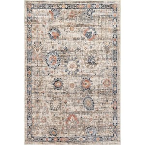 Acelynn Distressed Traditional Beige 4 ft. x 6 ft. Area Rug