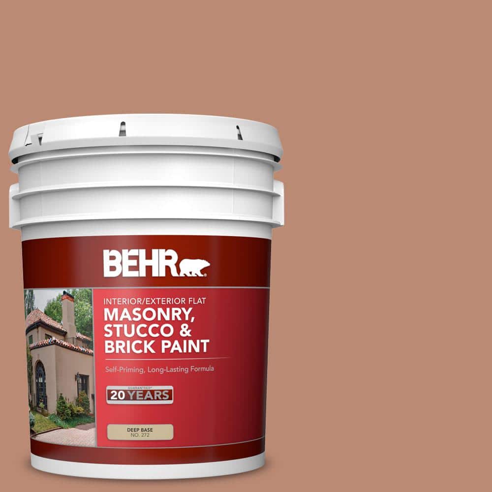 5 gal. #MS-04 Barely Dawn Flat Interior/Exterior Masonry, Stucco and Brick 