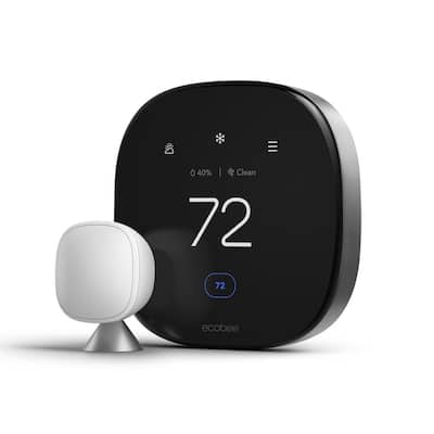 Smart Thermostat Premium with Smart Sensor and Air Quality Monitor Wifi Works with Siri, Alexa, Google Assistant