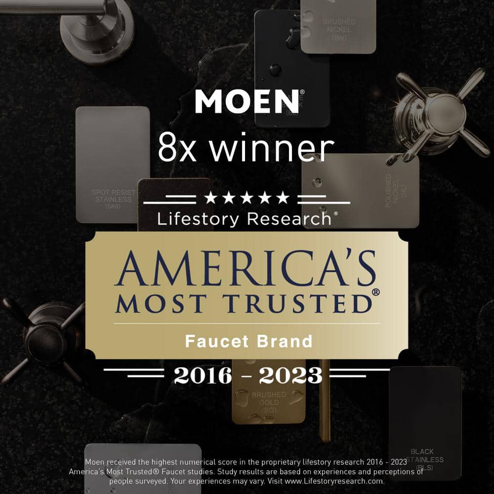 Moen Belfield Brushed Nickel Widespread Bathroom Faucet