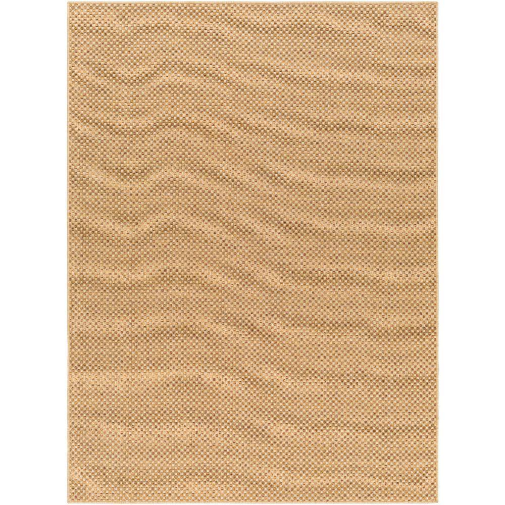Pismo Beach Natural Tone Checker Weave 2'x3' Synthetic Area Rug