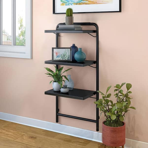 XSSS-ZC Transparent Bookshelf, Shelf, Transparent Folding Ladder,  Multifunctional Bookshelf Ladder, Indoor Bookshelf Ladder, Household Three  Step