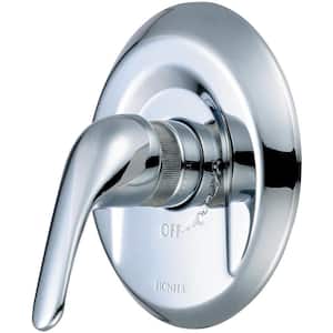 Legacy 1-Handle Wall Mount Valve Trim without Valve in Polished Chrome (Valve not Included)