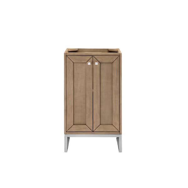 James Martin Vanities Chianti 19.6 in. W x 15.4 in. D x 33.5 in. H Single Bath Vanity Cabinet without Top in Whitewashed Walnut
