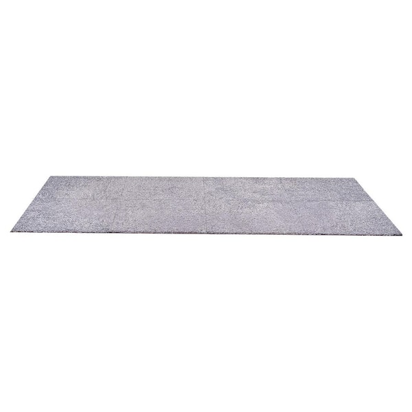 SKYSHALO Gray Residential 18 in. x 18 in. Peel and Stick Carpet