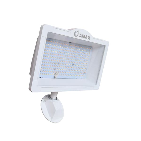 83-Watt 180-Degree White Outdoor Integrated LED Flood Light (1-Pack)