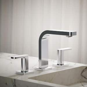 Parallel 8 in. Widespread 2-Handle Bathroom Faucet in Polished Chrome