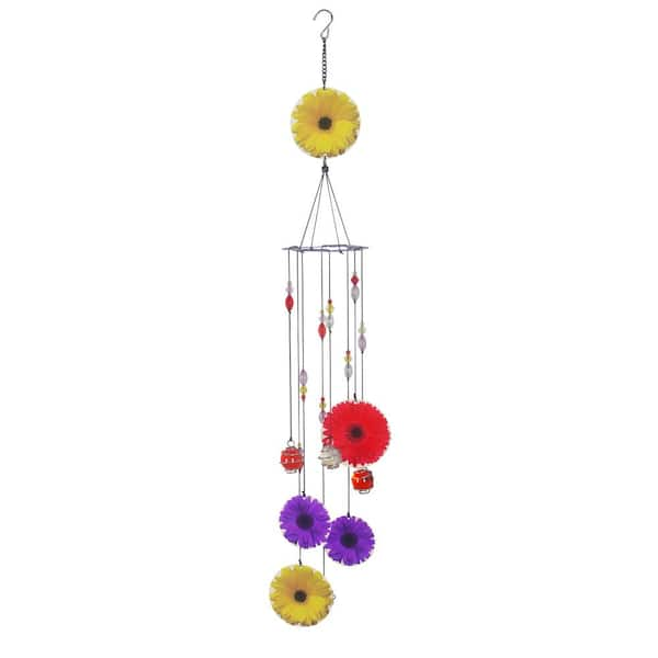 RCS Gifts Chime Spiral Daisies 11018 - The Home Depot