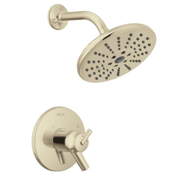 Trinsic TempAssure H2Okinetic 1-Handle Shower Faucet Trim in Polished Nickel (Valve Not Included)