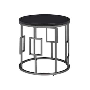 Kendall Chrome 23 in. Round End Table