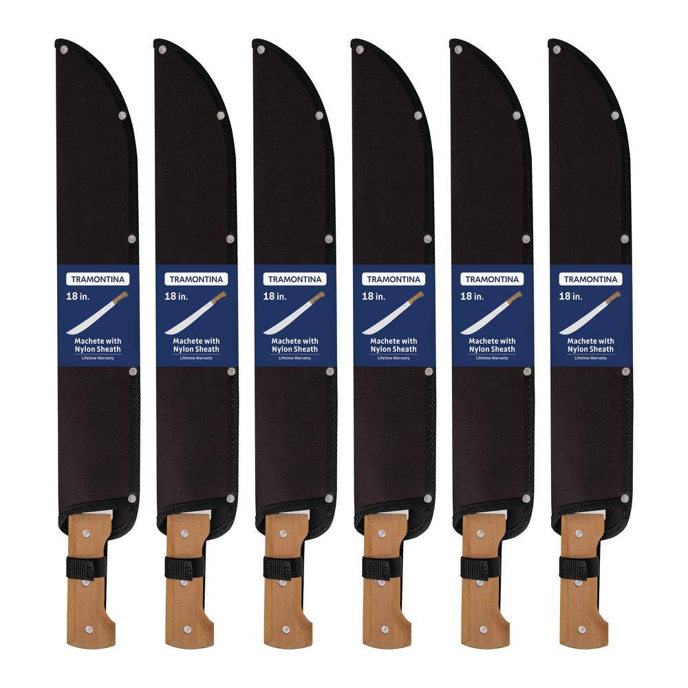 Reviews For Tramontina 18 In Machete With Carbon Steel Blade And Wood 
