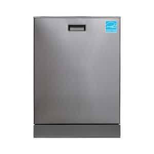 24" Built-In Tall Tub Dishwasher Europe made w/Top Control 15 Place Settings & 8 Wash Cycles in Stainlerss