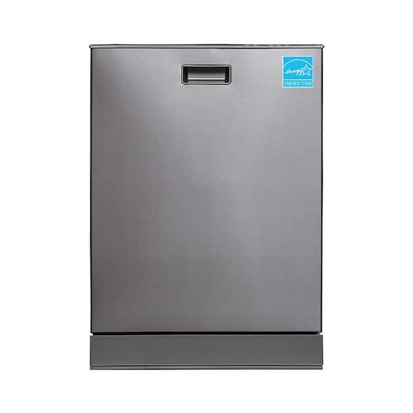 24" Built-In Tall Tub Dishwasher Europe made w/Top Control 15 Place Settings & 8 Wash Cycles in Stainlerss