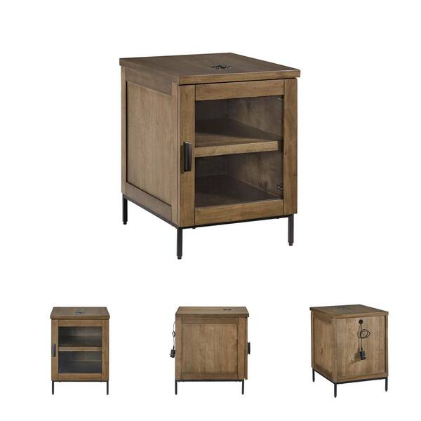 Signature DESIGN BY ASHLEY Torlanta 18 in. Brown Rectangle Wood