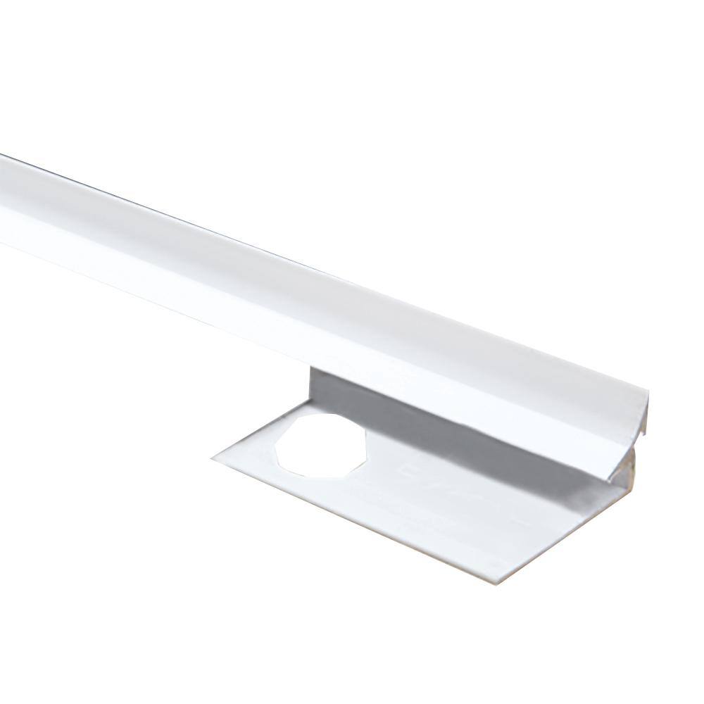 Novoescocia S Antib Matt White 1/2 in. x 98-1/2 in. Aluminum Tile Edging Trim price history on PriceWatchPro