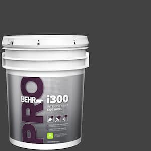 5 gal. #BNC-38 Spade Black Eggshell Interior Paint